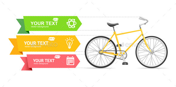 Bike Option Banner Vector Bike Option Banner Vector