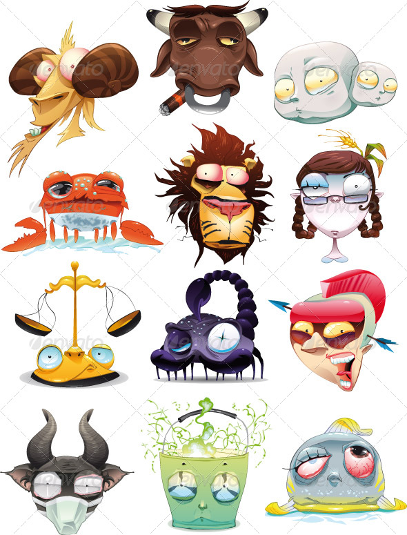 Funny Zodiac - Seasons/Holidays Conceptual