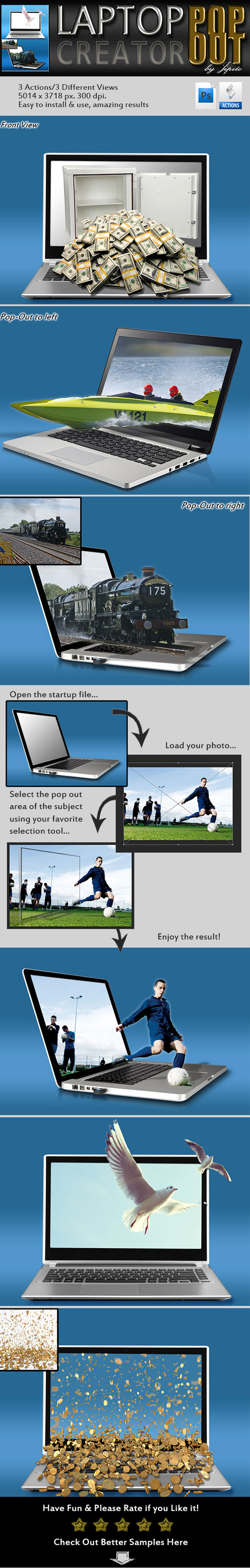 Laptop Pop-Out Creator Laptop Pop-Out Creator