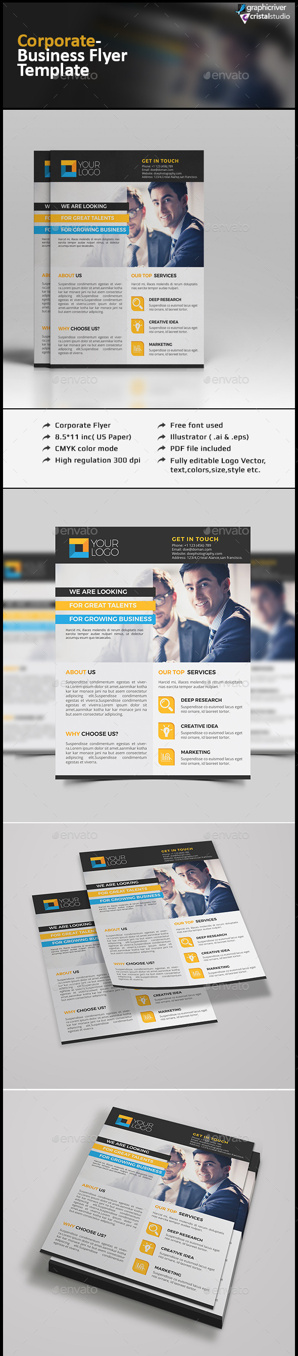 Corporate Flyer-Multipurpose - Corporate Flyers