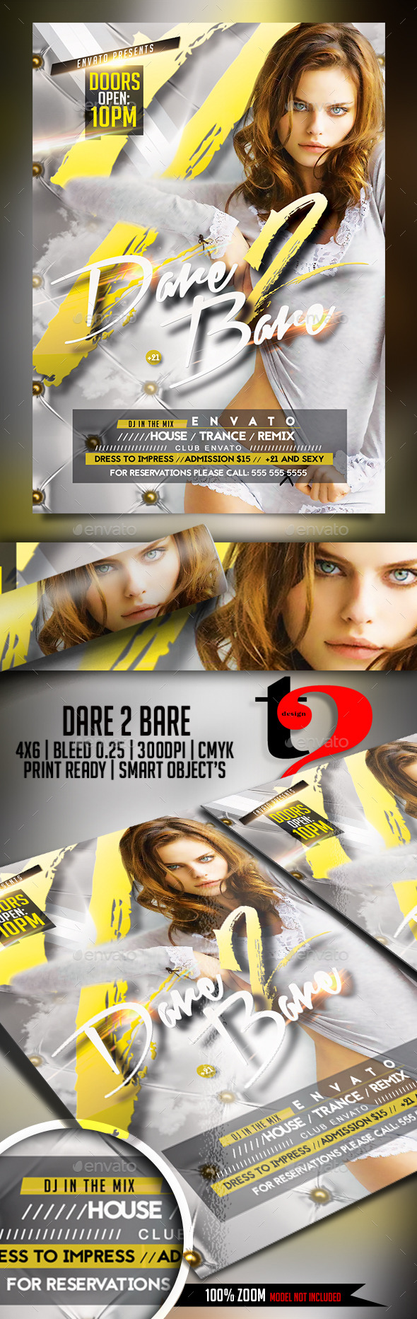Dare 2 Bare Flyer Template Dare 2 Bare Flyer Template