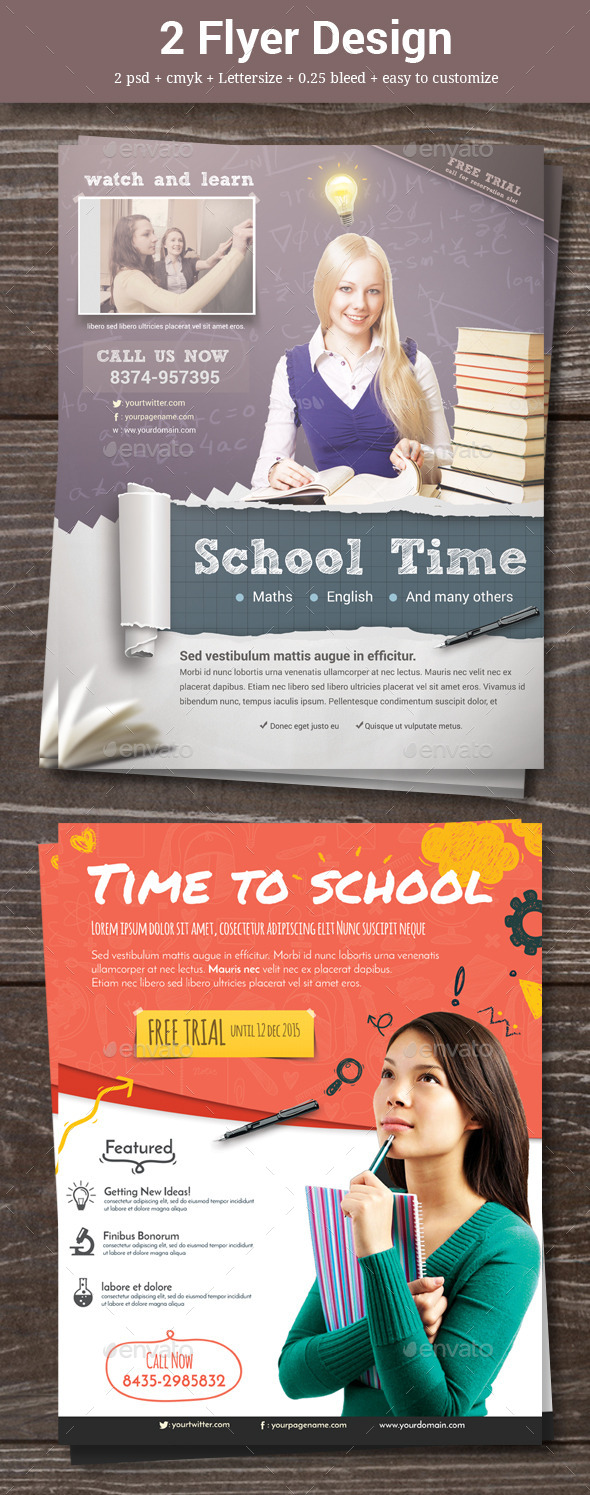 2 Sketch School Flyer 2 Sketch School Flyer