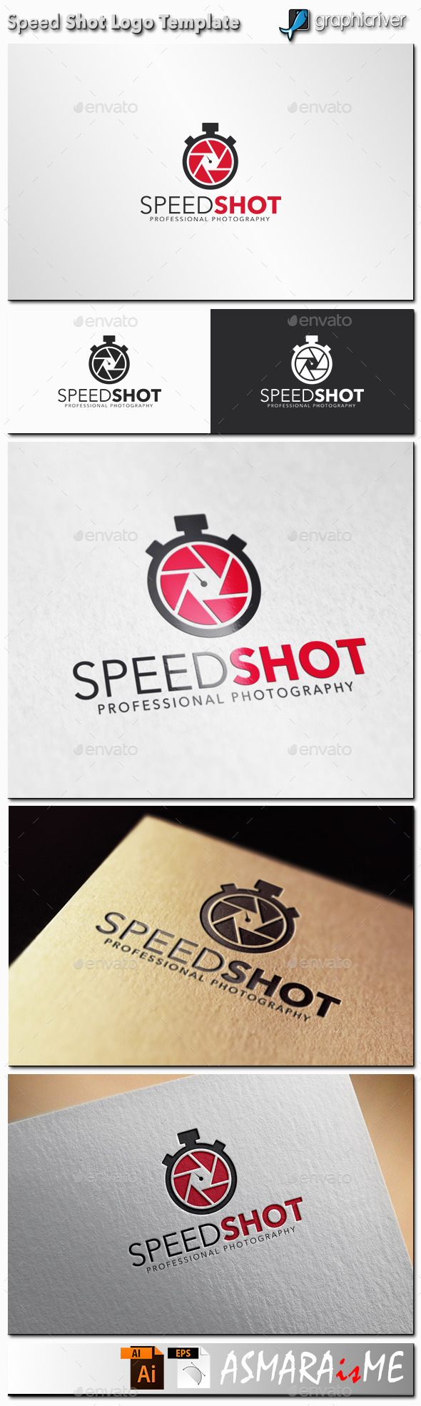 Camera Logo - Speed Shot Photography