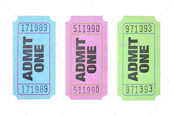 Admission Tickets - Stock Photo - Images