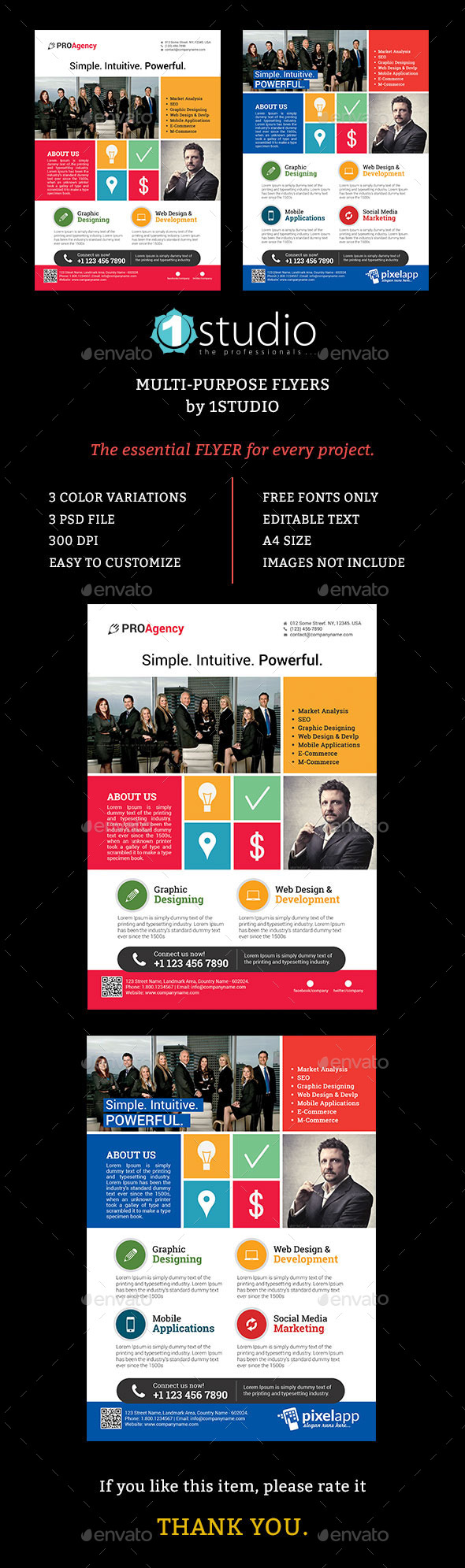 Metro Corporate Flyers - Corporate Flyers