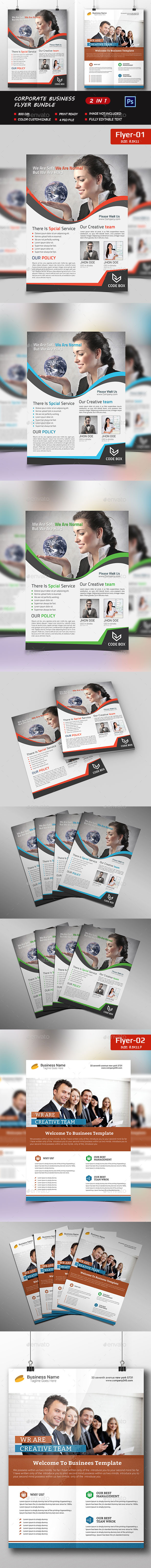 Corporate Business Flyer Bundle Corporate Business Flyer Bundle