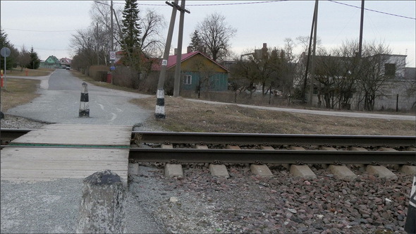 The Rail Tracks in the Middle of the Village