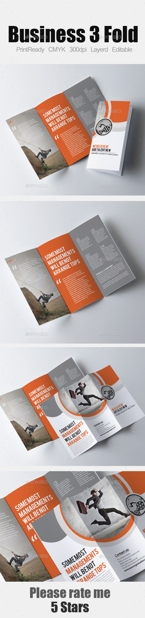 Corporate Tri Fold Business Brochure - Corporate Brochures