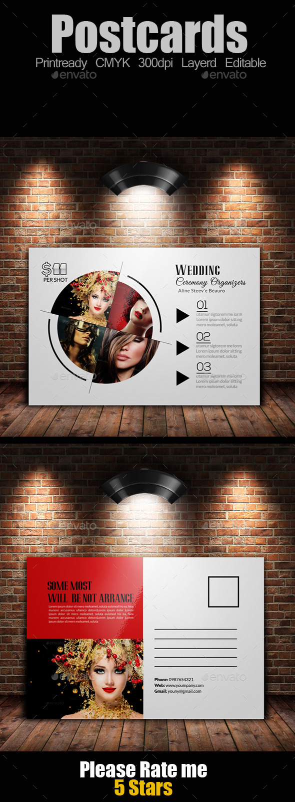 Multi Use Business Post Cards Template - Cards & Invites Print Templates