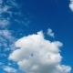 Clouds Moving In The Blue Sky. - VideoHive Item for Sale