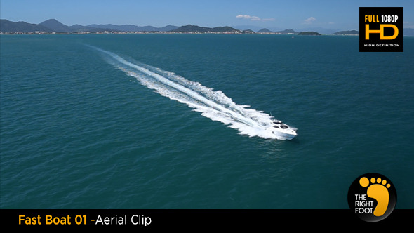 Fast Boat 01 - Aerial View