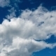 Clouds Moving In The Blue Sky - VideoHive Item for Sale