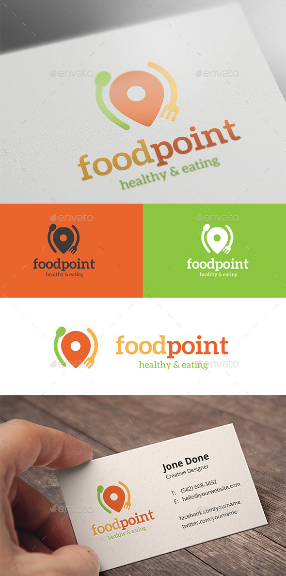 Food Point - Food Logo Templates