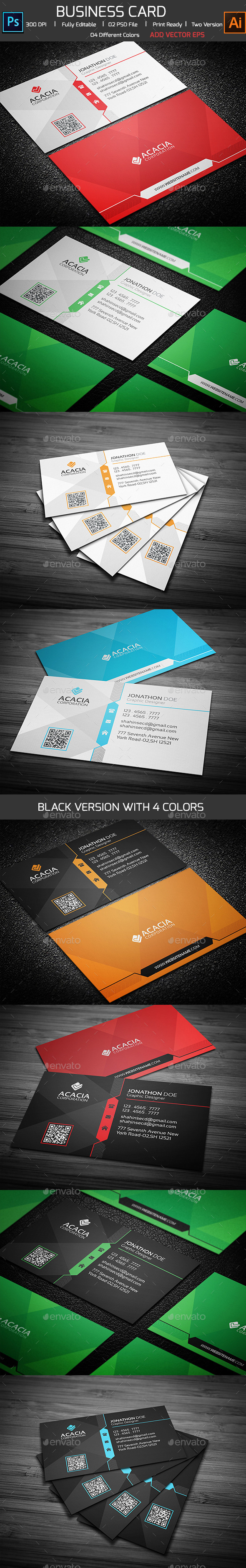 Corporate Business Card V-01 Corporate Business Card V-01