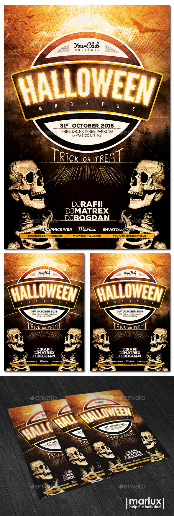 Halloween Party Flyer Halloween Party Flyer