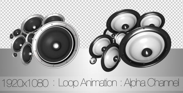 2 Motion Graphic Speaker Loop