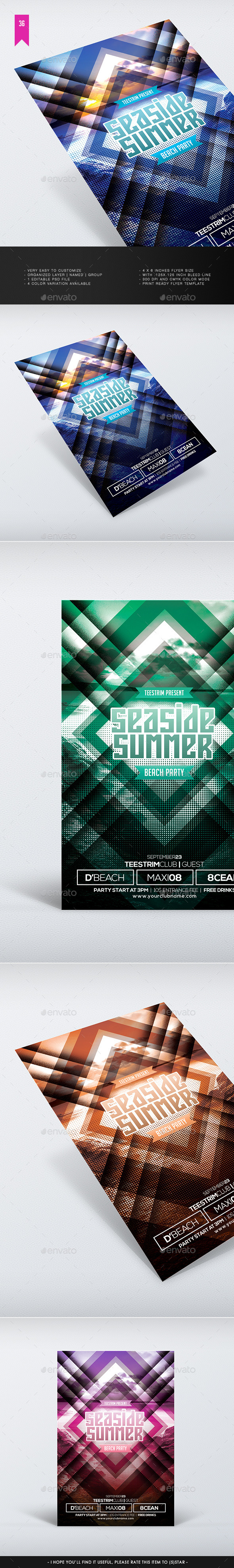 Summer V.2 Flyer Template Summer V.2 Flyer Template