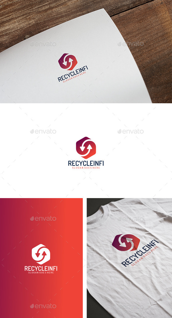 Arrow Infinity Logo - Symbols Logo Templates