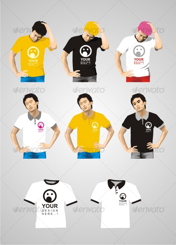 T Shirt and Polo Shirt - Commercial / Shopping Conceptual
