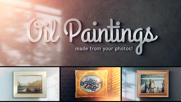 Oil Paintings Gallery - VideoHive 12745337