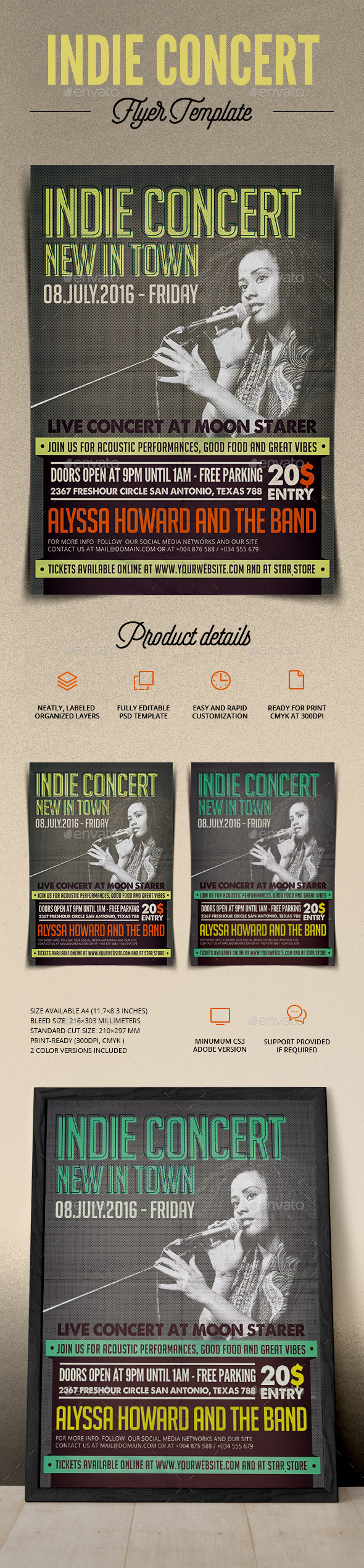 Indie Concert Flyer Indie Concert Flyer