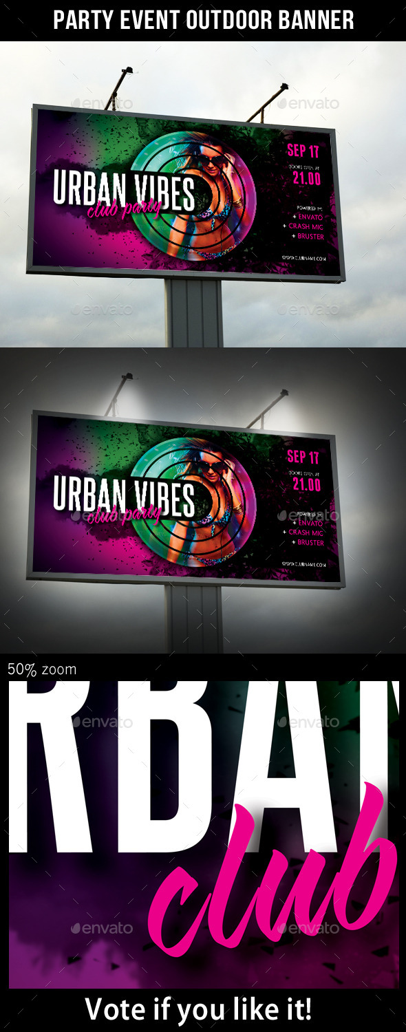 Party Event Outdoor Banner 06 Party Event Outdoor Banner 06
