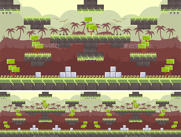 Platform Game Background Platform Game Background