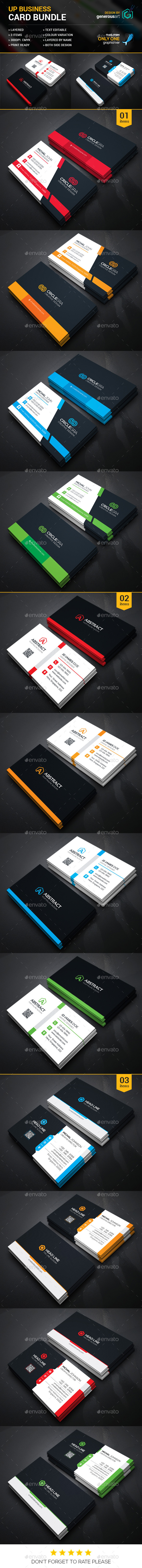 Business Card Bundle 3 in 1 10 Business Card Bundle 3 in 1 10