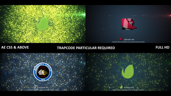 Glowing Particle Logo - VideoHive 12752105