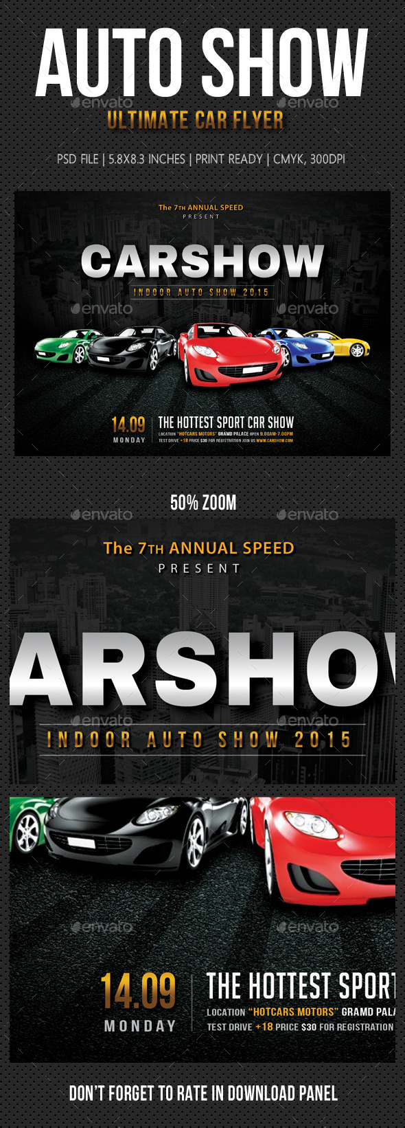 Auto Show Flyer V01 Auto Show Flyer V01