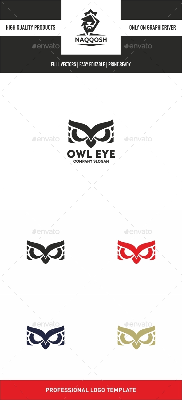 Owl Eye - Symbols Logo Templates