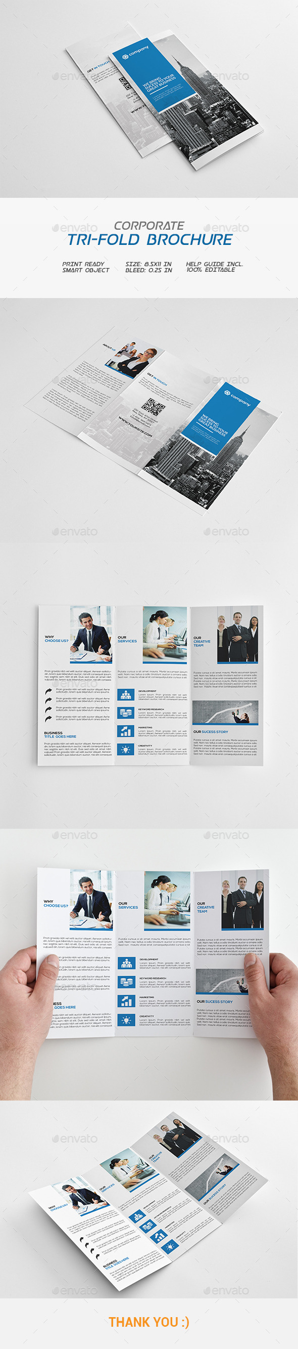 Corporate Trifold Brochure - Corporate Brochures