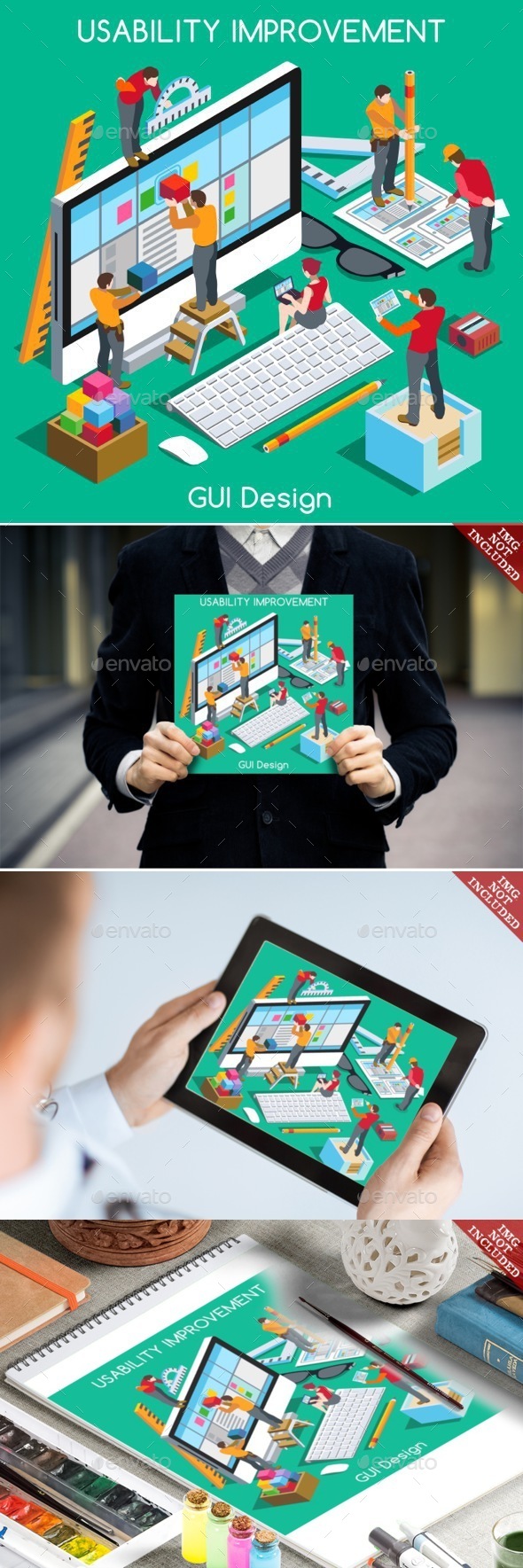 GUI design People Isometric - People Characters