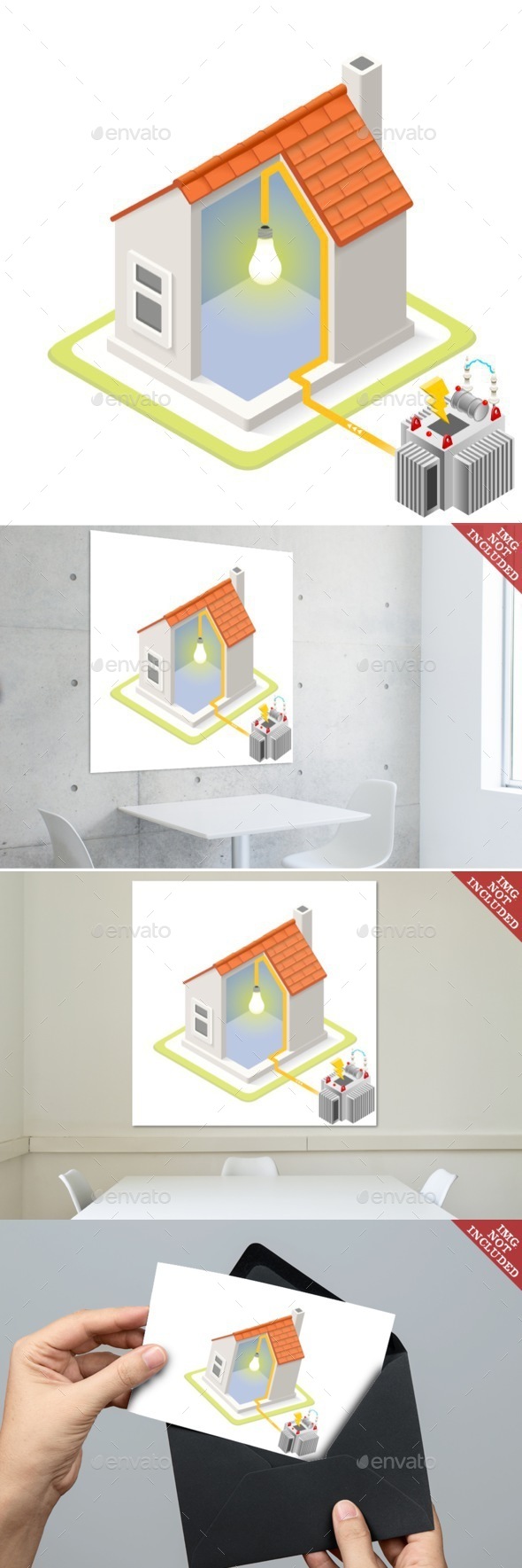 Energy Chain 09 Building Isometric - Buildings Objects