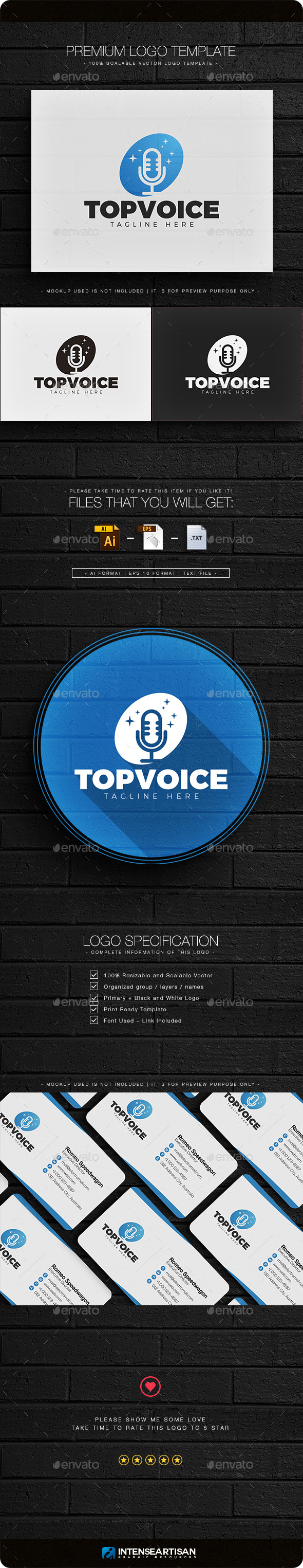 Top Voice Logo - Objects Logo Templates