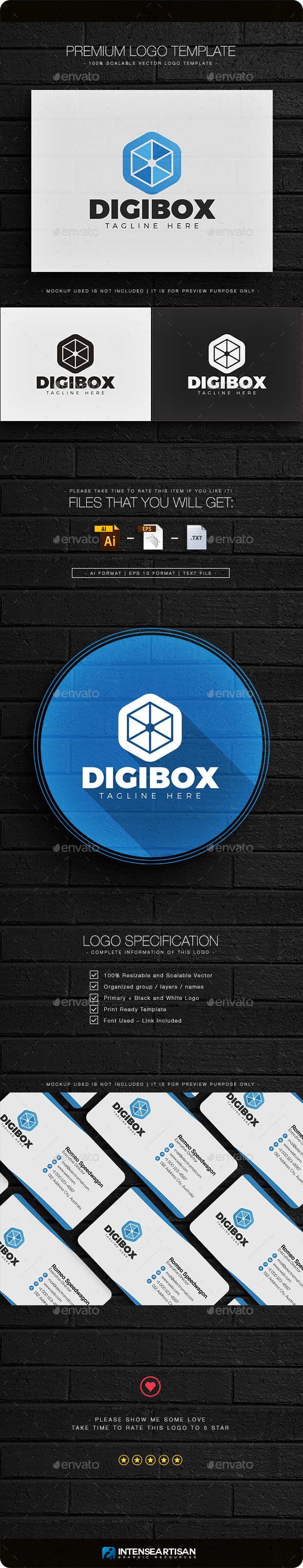 Digibox Logo - Objects Logo Templates