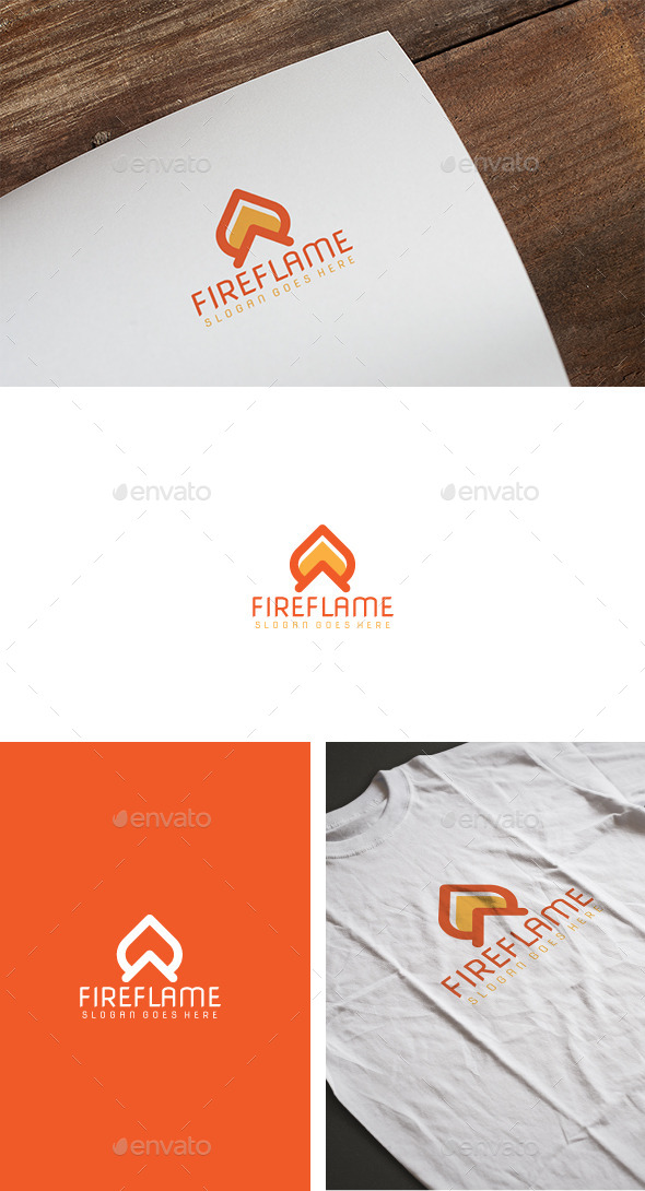 Fire Flame Logo - Abstract Logo Templates