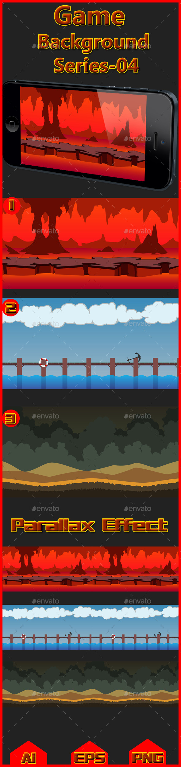 Game Background Series-04 Game Background Series-04