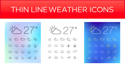 Weather icons
