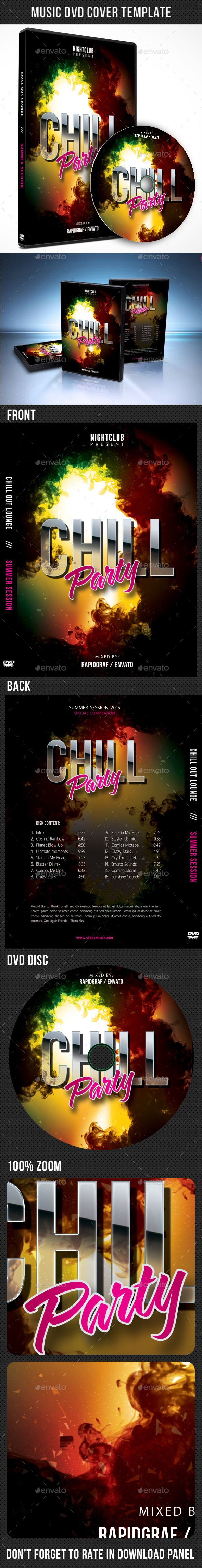 Music DVD Cover Template V14 - CD & DVD Artwork Print Templates