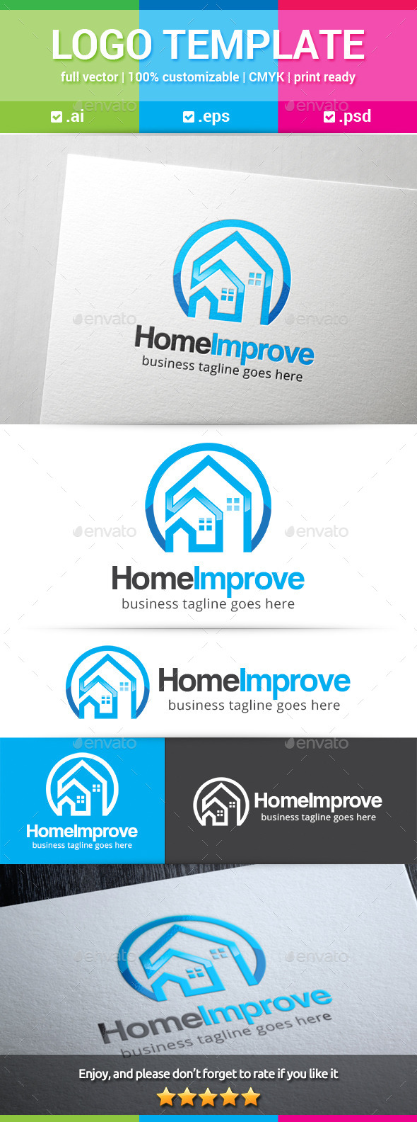 Home Improvement Logo - Buildings Logo Templates