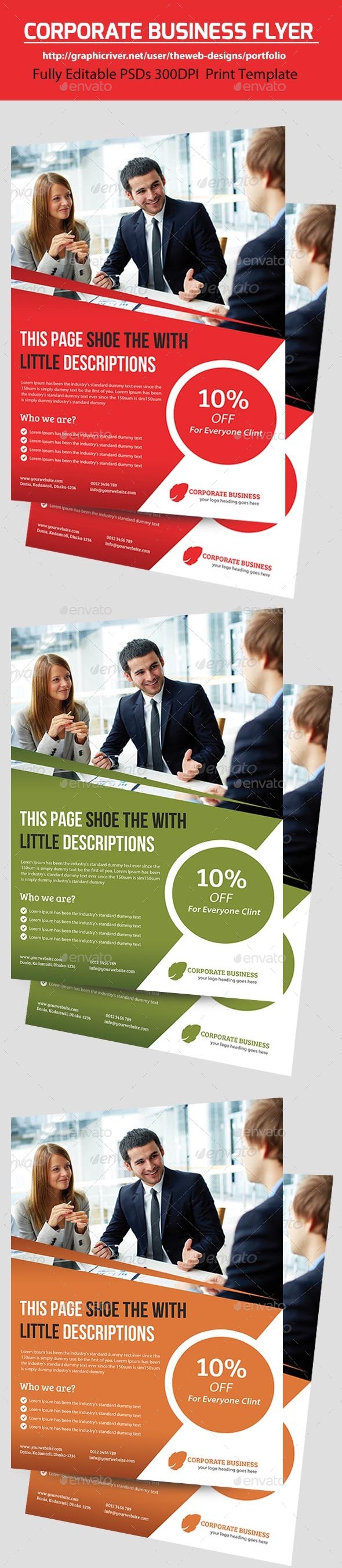 Corporate Business Flyer - Flyers Print Templates