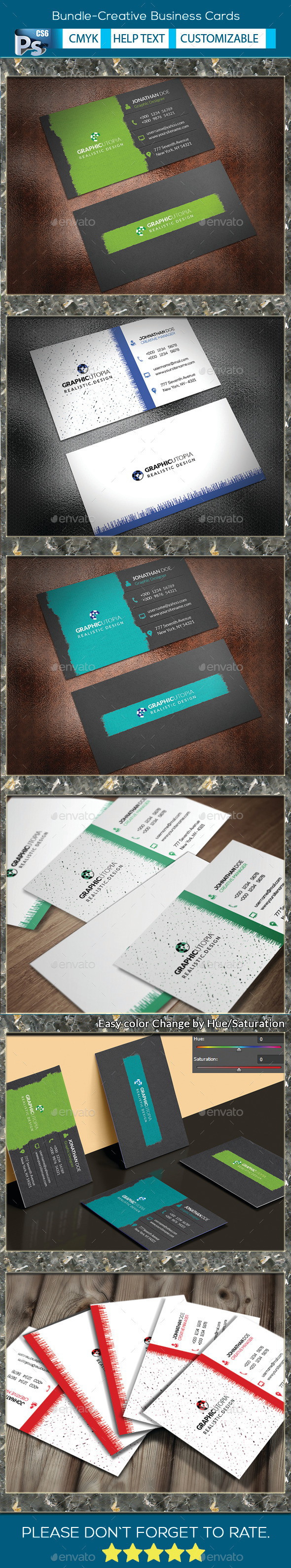 Bundle-Creative Business Cards Bundle-Creative Business Cards