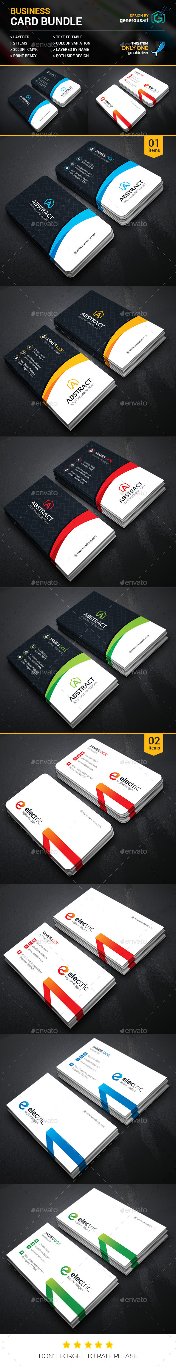 Business Card Bundle 2 in 1 11 Business Card Bundle 2 in 1 11