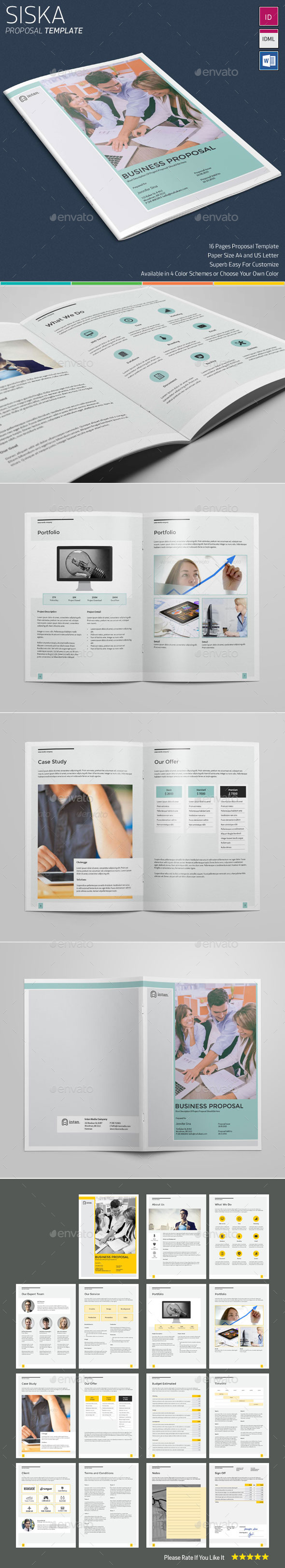 Siska Proposal Template - Proposals & Invoices Stationery
