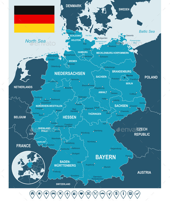 Germany Map Germany Map
