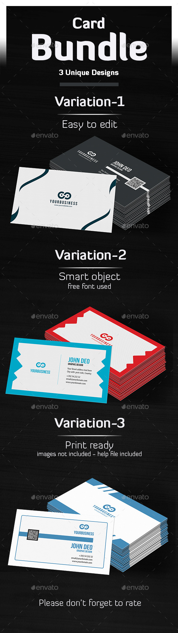 Business Cards Bundle Business Cards Bundle