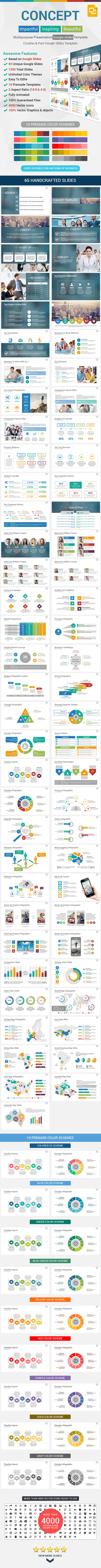 Concept Google Slides Presentation Template - Google Slides Presentation Templates