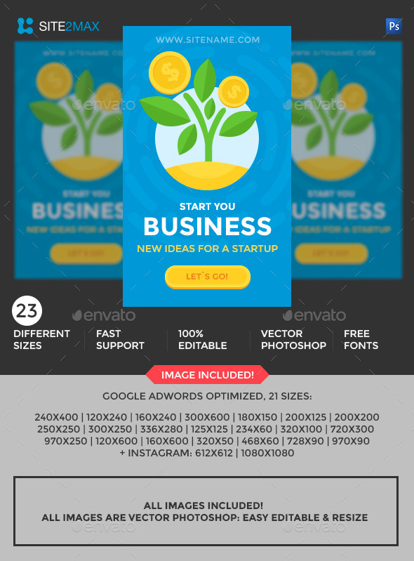 Business Banner - Banners & Ads Web Elements