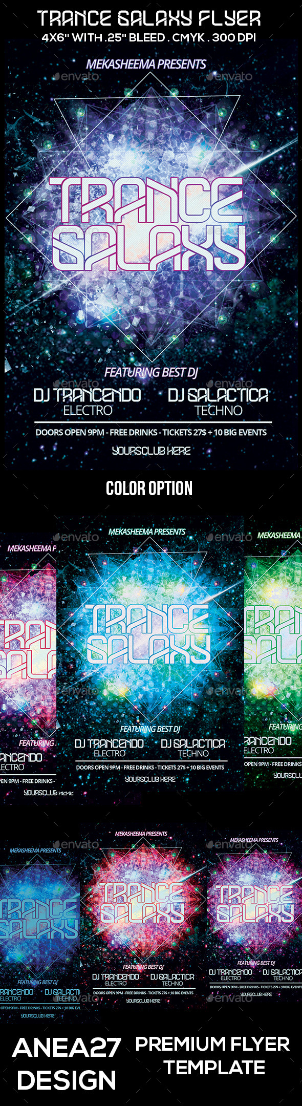 Trance Galaxy Flyer Trance Galaxy Flyer